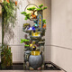 Bodenhörste Stacheltier fließender Wasserbrunnen Zirkulation Wasseransicht Wohnzimmer Büro Windmühle Feng Shui Rad Öffnung Geschenk Mountain Orament 9923 Kleine 108 cm