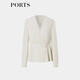 PORTS women's spring and summer new long-sleeved shirt ALT8B003TWB042 Skin color 8