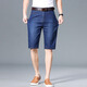 
Yalu men's denim shorts men's summer thin casual cropped pants trendy brand loose straight men's mid-pants summer new men's pants blue + dark blue (two pairs) 9850 33 (two feet six waist circumference)