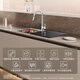 Fotile sink (right sink) dishwasher for home use, no need to bend over to wash dishes, ultra-thin door panel, integrated sink with built-in 02-C4J.i, trade-in national subsidy