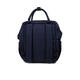 Bolsa de pañales para bebés Kenzo Diseño del compartimento de la cremallera Correa de hombro ajustable Bolsa de viaje portátil Negra