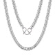 CHINA GOLD PT950 Xiping chain platinum necklace simple chain as a birthday gift for girlfriend and wife, weighing about 35g (refund more for less)