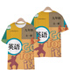 AOYOU Copa china China Junior High School China Tapa de libros de texto Camiseta Educación People's Education Edition China Cleja corta FOLE ALAVIA 3D T3291 M 85-95Jin [Jin equivale a 0.5 kg]