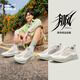 
Hongxing Erke men's shoes casual shoes men's leather net breathable versatile soft sole lightweight sports shoes men's light running shoes | Hefeng 2.0