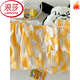 Langsha (Langsha) crema de nube amarilla Pajama de gasa de algodón puro para pantalones cortos de cárdigan de verano para mujeres Juego de tres piezas de ropa para el hogar dulce yunduo algodón-j9901# paradise cachorro de tres piezas set m [sugerencia 75-100Jin [Jin equivale a 0.5 kg]]]