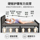 FANCYCHIC折叠床单人床家用午休小床成人简易出租屋1米2便携双人床硬板铁床 A【加粗丨立柱型】硬板床 黑色 1