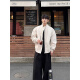 
7 high-quality pilot jackets for boys in spring and autumn new American retro high-end tooling jacket stand collar short baseball uniform CLH-Y6629 gray XL