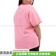 CoaCH (COACH) cat logo letter printed round neck short-sleeved T-shirt for men and women same style pink fashionable lightweight versatile trend pink M