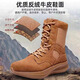 Jihua 3545 Nouvelles bottes de combat modifiées magiques chaussures de combat brune masculin plaque de carbone ultra-légère évaluation de formation spéciale du côté de formation spéciale zipper de nouvelles bottes de combat magiques [ultra-inversion] 41/255 [outil d'évaluation]
