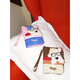 Tagi. <Haha> haha puppy warm gute nacht süße tragbare Reise Pass Clip ID -Tasche Zitrusschokolade