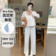 COLORFUL GEMS三件套吊带睡衣女长袖棉质家居服2025甜美性感 smf-A681豆粉 170 M