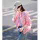 尚静休闲外套女夏季新款女装设计感渲染宽松轻薄舒适遮阳户外短外套女