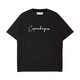
Jack Jones (JACK/JONES) Reassuring Quality 25 Years Men's Short Sleeve T-Shirt Men's Summer Soft Drop Silky Modal Round Neck High-end Half Sleeve E40 Black Regular M