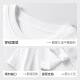 云珀男童三防短袖t恤儿童纯色圆领上衣大童宽松打底衫女童衣服童 DEH0白 110 cm