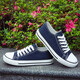 Europäisches Pastoralpaar Leinwandschuhe für Männer 2025 Sommer New Low Top Casual Sports Schuhe für Männer trendy und vielseitig (PJ) 6621 Blue 41