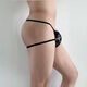 Men's underwear sexy private fun sexy men's lace transparent doublet underwear sexy one black
