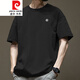 皮尔卡丹（pierre cardin）潮流美式短袖T恤男夏季新款宽松港风 白色-1365短袖-棉 S 【建议80-110斤】