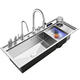 
E-Yashite intelligent purification sink ultrasonic dishwashing kitchen integrated fully automatic cleaning and vegetable washing machine stainless steel Black King Kong Nano 12048 [Facerator set]