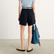 Maimeng mm sommer light tens leinenweiche shorts casuale hose gleichen Stil wie das Einkaufszentrum 25 Sommer Neues Produkt 5G5251331 Navy M.