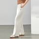 Fibre Show [Pantalon de remboursement de la couche d'air] style sportif Elastic Firm Wide Jambes Ligne Pantal