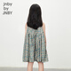 jnby by JNBY江南布衣童装全棉府绸无袖连衣裙原创图案夏女童儿童1O5G13950 673/灰粉系 100 cm