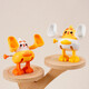 Shantoulin Village Children's Winding Clockwork Duck Yellow Chicken Yellow Duck Duck Cartoon Toys 1-2 bébé 3 bébé Early Education Boy and Girl Two Tenits