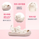 M1&M2 Spanish children's shoes children's sandals summer boys and girls toe-toe beach shoes Velcro wear-resistant comfortable functional shoes beige size 28 suitable for feet 16.5~17cm long