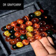 DR GRAFFCARNY天然彩发晶手链 福禄寿水晶手串金发晶红绿顺发猫眼父母长辈男女 浅绿色 H3271  105毫米
