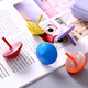 Small gyro toys hand twisted children's wooden hand-turned nostalgic gyro decompression and adult decompression kindergarten creative gifts Rotating small gyro [10 random] wooden