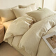 Nanjiren quilt core + four-piece set + pillow core Double household spring and autumn quilt single dormitory bedding full set with mattress Simple jacquard milkshake white Single five-piece set / three-piece set + 6Jin [Jin equals 0.5 kg] quilt core + pillow core