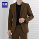 ROMON high-end casual suit men's business formal attire handsome spring and autumn Korean style versatile loose suit top dark gray - suit jacket single piece M recommended 100-120 Jin Jin equals 0.5 kg