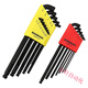 
BONDHUS metric Imperial Short Head Head Hex Wrench 16592 16599 16537 16799 metric chrome-plated special length short elbow 9 packages