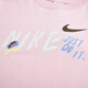 耐克（NIKE）纯棉短袖女装25夏季透气圆领宽松印花潮流上衣学生百搭T恤衫上衣 FJ7714-690 M /160/84A