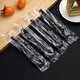 Disposable dessert spoons, individually packaged, take-out packaged beetle spoons, thickened ins plastic cake spoons, edible transparent beetroot spoons, 50 pieces/bulk