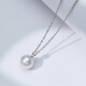 Luxury Pearl 18K Gold Akoya Seawater Pearl Pendant Women's Fashion Light Luxury Pearl Necklace 8.0MM-8.5MM