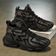 Changxiang Huili Chaussures masculines en été Nouvelles chaussures en maille mince respirante Versatiles Casual Dad Shoes Outdoor Sports Sports Chaussures Trendy pour hommes RF-AA9909 Black Grey 40