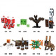 The world of Lego building blocks is compatible with building blocks, dolls, assembled children's toys, monster animal dolls, model week, a set of 8 animal series 1584-1591