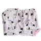 Rongxitu (rongxitu) pijama para mujeres en primavera y otoño dulce caricatura nube de algodón ropa 826# púrpura negro gato 175 l