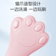 Dr. Ma baby hair washing brush comb set baby hair washing comb hair smoothing hair comb children's head massage set pink