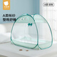 贝肽斯婴儿床蚊帐罩防摔新生儿宝宝专用免安装可折叠全罩式通用蒙古包 绿恐龙【长104*宽58*高100】