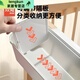 Crib Side Storage Hanging Korb Windel Windel Aufbewahrungsbeutel Kopf Hängebeutel Bett Zaun Partition Aufbewahrungsbox grau [Parallel einstellbar]
