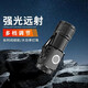 LED strong light flashlight zoom long-range ultra-high endurance outdoor multi-function searchlight outdoor emergency long-range strong light flashlight 300 mAh ABS super bright model