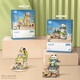 Lizhi (Loz) Chinese style folding street view building blocks bear coffee assembly panda teahouse high-value construction shop 1389/tea combination