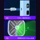 康铭4000V电蚊拍充电式大网面家用强力手柄加长伸缩折叠灭蚊灯灭蚊拍 4000V+12颗紫光+数显+3893