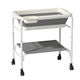 Mesa de pañales de jiaojing bañable dos en uno bañadora plegable mesa de cuidado de la mesa del pañal para niños recién nacidos