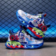Gaolexin Sairo Ultraman Boys Schuhe im Sommer Neue Kinder -Sneaker beleuchtet Maschen. 31 innere Länge 19.1