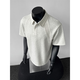 Fengfeng Space Cotton American Polo Рубашка мужская высококачественная футболка для сплайсинга в тяжелом весе Генри шейный шейный серая передняя часть плеча с коротким рукавом светло-серый [обновление] 90% покупатели выбирают 3xl Рекомендуемое 165-180jin [Jin равняется 0,5 кг]