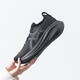 Asics Gel-Nimbus 27 Laufschuhe Frauenschuhe 25 Sommer Neue Outdoor-Schock-kissen-resistente Sportschuhe Leichte Laufschuhe 1012B753-001/Schwarz/Grau 37 37