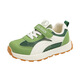 Gduck Kids Kids's Sports Sports For Summer New Style for Boys and Girls Single Net Single Board Board Zapatos para estudiantes Zapatos blancos Versátiles Soft Sole Running 699- (superficie de cuero impermeable) Verde 36/Longitud de calzado es de aproximadamente 21.5 cm