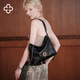Cassile Tang Jiuzhou gleicher Stil Kassole Einkaufstasche für Frauen Gemüse gebräuntes Kuhläppchen Leder Licht Luxus Crossbody Hobo Bag Geburtstag Geschenk